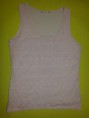 Blusa Bershka sin mangas con holán